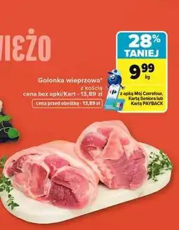Carrefour Golonka wieprzowa z kością oferta