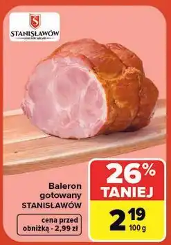 Carrefour Baleron gotowany STANISŁAWÓW oferta