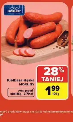 Carrefour Kiełbasa śląska MORLINY oferta