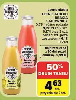 Carrefour Lemoniada LETNIE JABŁKO BRACIA SADOWNICY oferta