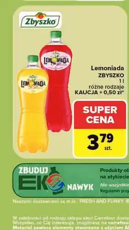 Carrefour Lemoniada ZBYSZKO oferta