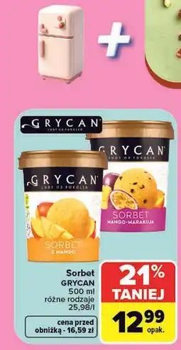 Carrefour Sorbet Grycan oferta