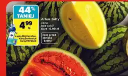Carrefour Arbuz żółty oferta