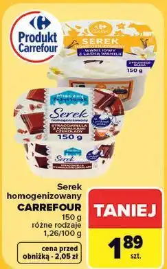 Carrefour Serek homogenizowany CARREFOUR oferta