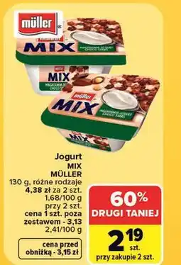 Carrefour Jogurt MIX MÜLLER oferta