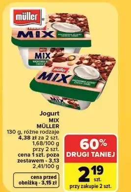 Carrefour Jogurt MIX MÜLLER oferta