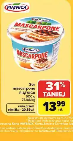 Carrefour Ser mascarpone Piątnica oferta