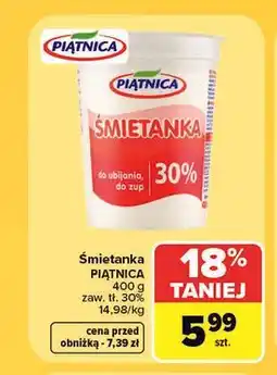 Carrefour Śmietanka PIĄTNICA oferta
