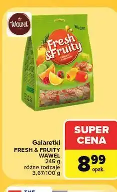 Carrefour Galaretki FRESH & FRUITY WAWEL oferta