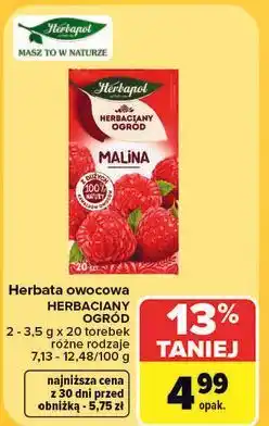 Carrefour Herbata owocowa HERBACIANY OGRÓD oferta