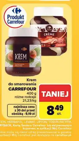 Carrefour Krem do smarowania CARREFOUR oferta