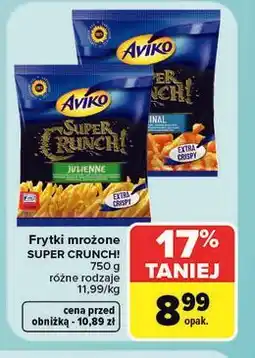 Carrefour Frytki mrożone Super Crunch! Aviko, różne rodzaje oferta