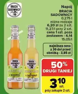 Carrefour Napój Bracia Sadownicy oferta