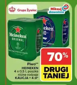 Carrefour Piwo Heineken oferta