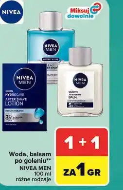 Carrefour Woda, balsam po goleniu NIVEA MEN oferta