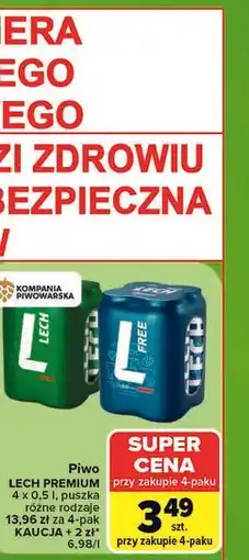 Carrefour Piwo Lech Premium oferta