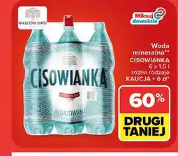 Carrefour Woda mineralna Cisowianka oferta