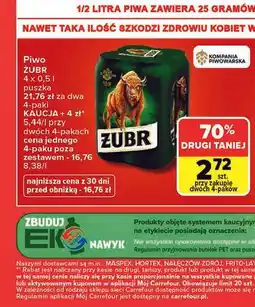 Carrefour Piwo Żubr oferta