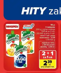 Carrefour Mus TYMBARK oferta