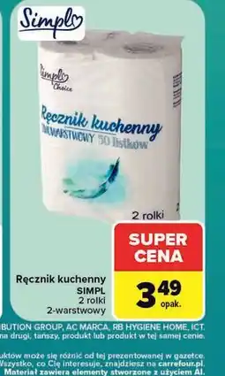 Carrefour Ręcznik kuchenny SIMPL oferta