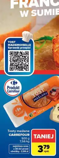 Carrefour Tosty maślane CARREFOUR oferta