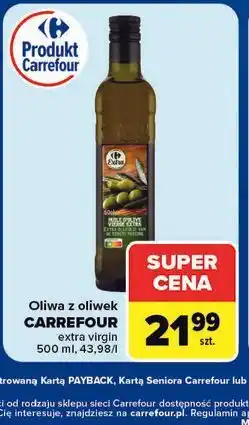 Carrefour Oliwa z oliwek CARREFOUR extra virgin oferta