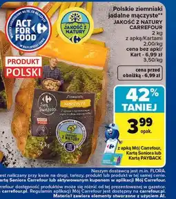 Carrefour Polskie ziemniaki jadalne mączyste JAKOŚĆ Z NATURY CARREFOUR oferta
