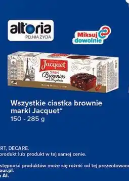 Carrefour Wszystkie ciastka brownie marki Jacquet oferta