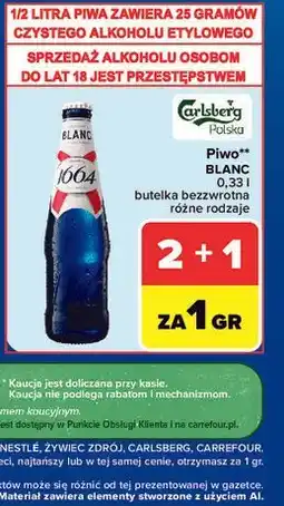 Carrefour Piwo BLANC oferta