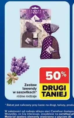 Carrefour Zestaw lawendy w saszetkach oferta