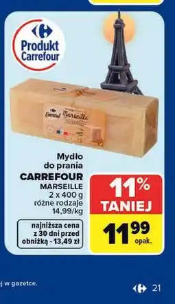 Carrefour Mydło do prania CARREFOUR MARSEILLE oferta