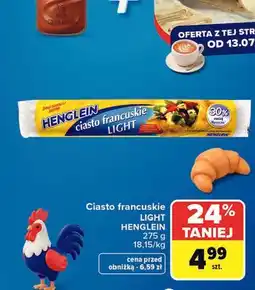 Carrefour Ciasto francuskie LIGHT HENGLEIN oferta