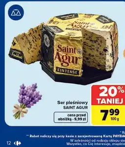 Carrefour Ser pleśniowy SAINT AGUR oferta
