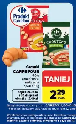 Carrefour Grzanki CARREFOUR oferta