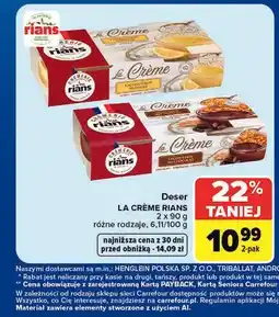 Carrefour Deser La Crème Rians oferta