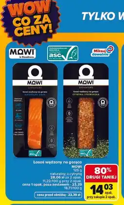 Carrefour Mowi Łosoś wędzony na gorąco oferta