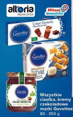 Carrefour Wszystkie ciastka, kremy czekoladowe marki Gavottes oferta