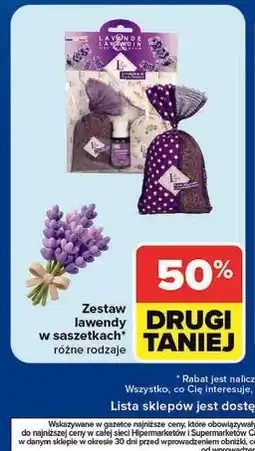 Carrefour Zestaw lawendy w saszetkach oferta
