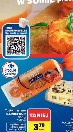 Carrefour Tosty maślane CARREFOUR oferta