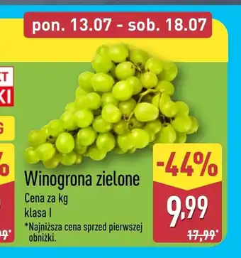 ALDI Winogrona oferta