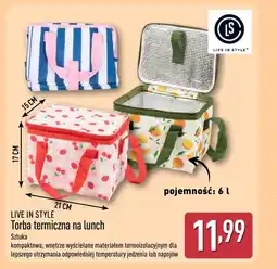 ALDI Torba na lunch Live in style oferta