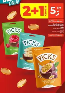 Dealz Orzechy lub owoce liofilizowane w czekoladzie Picks oferta