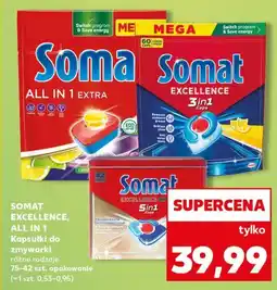 Kaufland Somat Excellence, All in 1 Kapsułki do zmywarki oferta