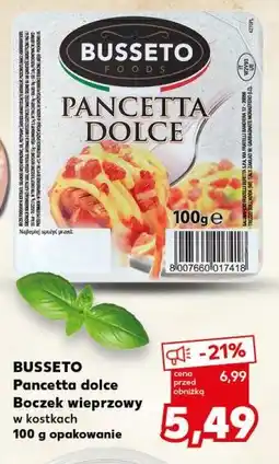 Kaufland Pancetta dolce Boczek wieprzowy w kostkach oferta