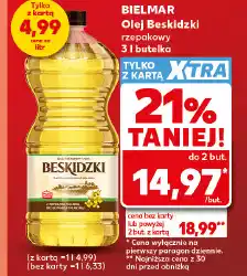 Kaufland Bielmar Olej Beskidzki rzepakowy oferta