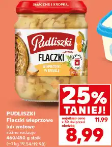 Kaufland Pudliszki Flaczki wieprzowe lub wołowe różne rodzaje oferta