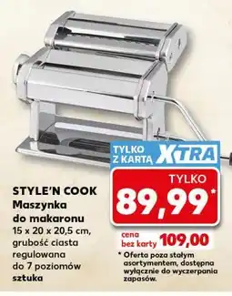 Kaufland STYLE'N COOK Maszynka do makaronu oferta