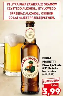 Kaufland BIRRA MORETTI Piwo 4,6% alk oferta