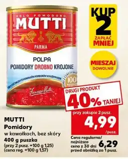 Kaufland Mutti Pomidory w kawałkach, bez skóry oferta