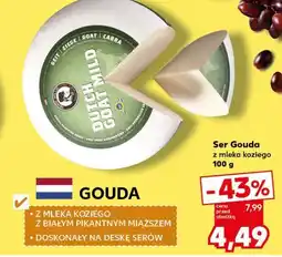Kaufland Ser Gouda z mleka koziego oferta